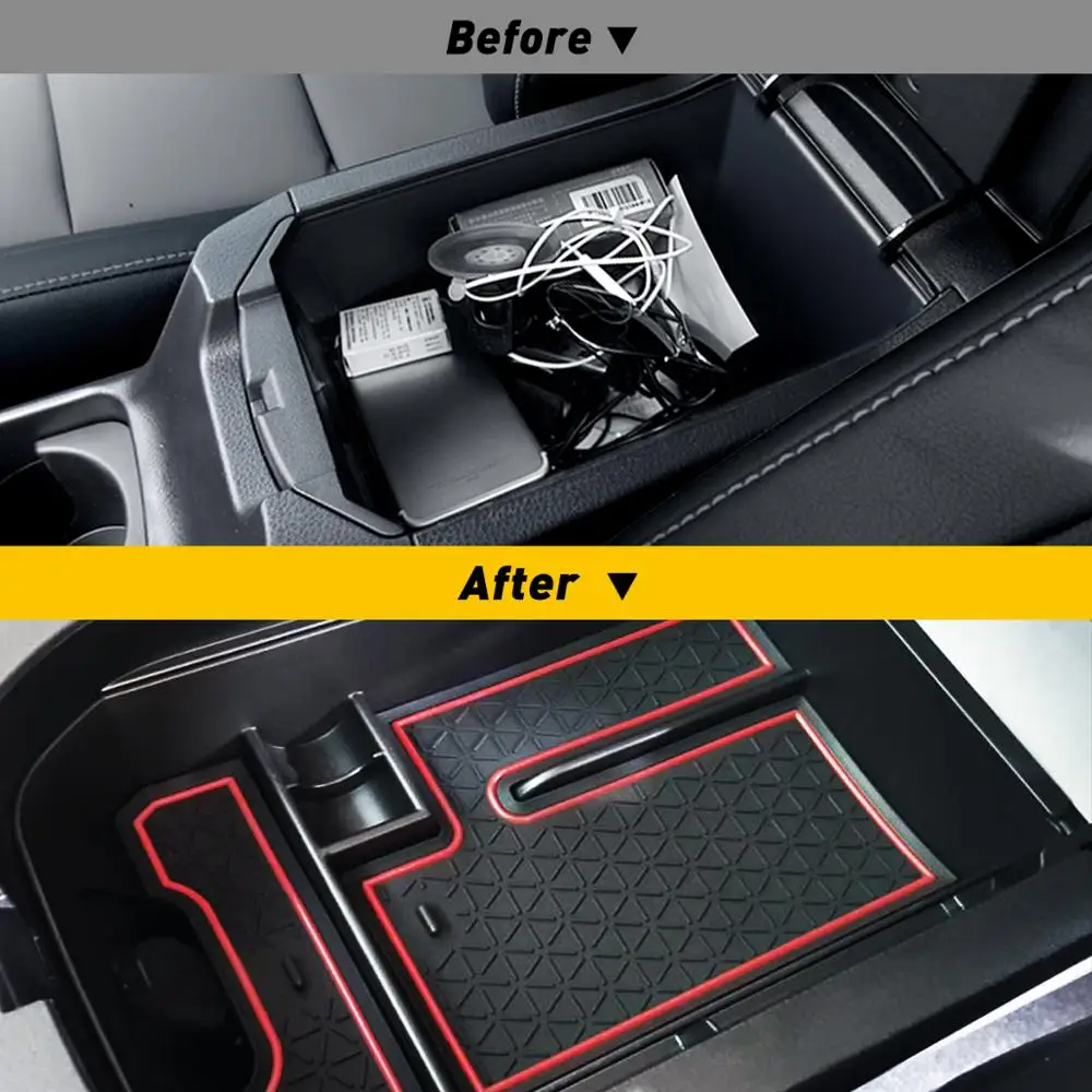 Для Toyota Rav4 2019 2020 аксессуары центральный автомобильный подлокотник для хранения