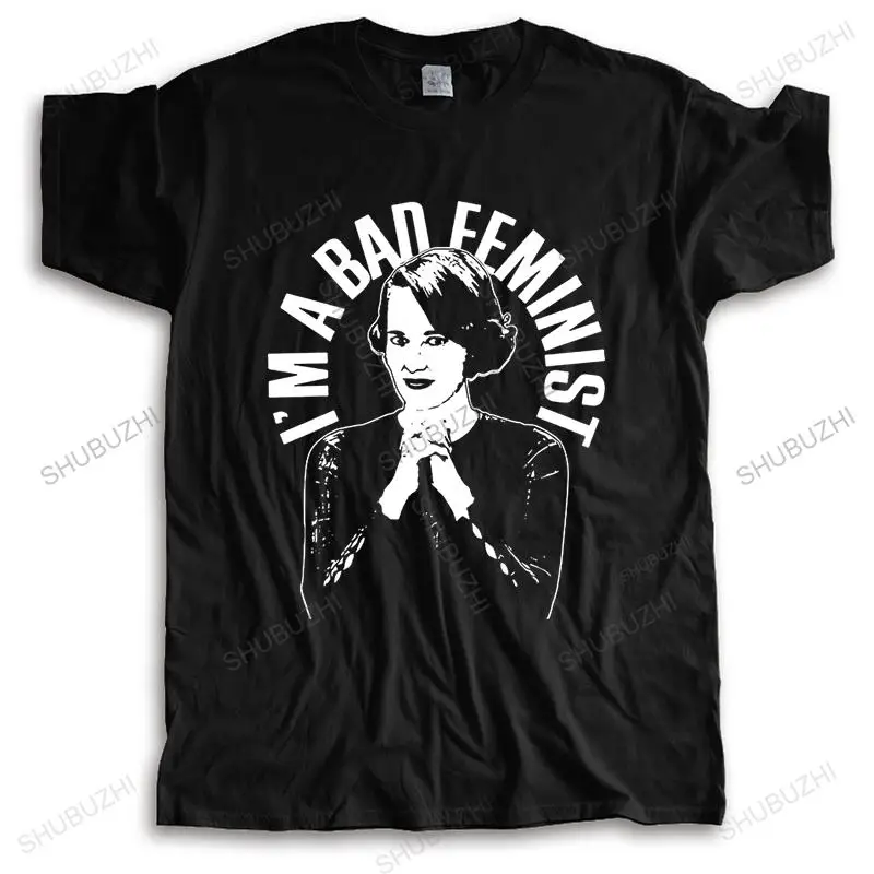 Мужские брендовые модные крутые футболки летние топы FLEABAG IM A BAD Феминистская