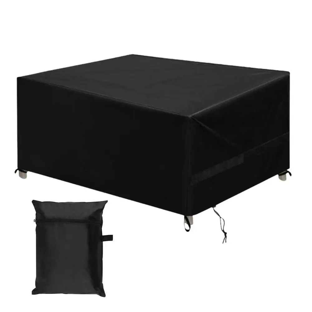 

Чехол для мебели для патио, водонепроницаемый чехол из ткани Оксфорд 420D с защитой от снега, прямоугольный чехол для дивана