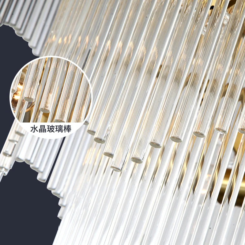 Скандинавские Медные подвесные светильники Роскошная лампа для гостиной