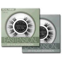 easitension diy lash segmented mink lashes fluffy messy 3d cluster lashes mix individual eyelashes extensions