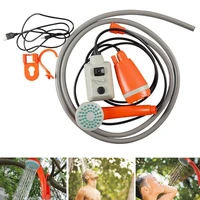portable outdoor shower pump waterproof multi purpose car camping shower head usb rechargeable power pump for family hiking
