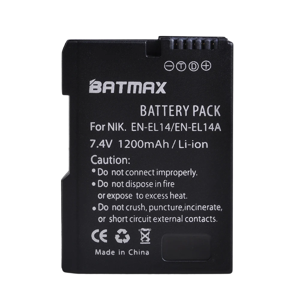EN EL14 EL14a ENEL14 1200mAh Аккумулятор для Nikon P7800 P7700 P7100 P7000 D5500 D5300 D5200 D3200 D3300 D5100 D3100 Df.|battery for