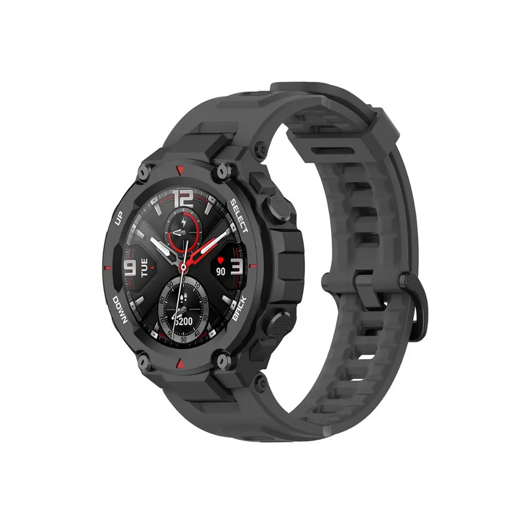 FIFATA Silicone Band For Amazfit T-Rex Pro Wrist Strap Sport Smart Watch Huami T-rex Bracelet Accessories | Электроника