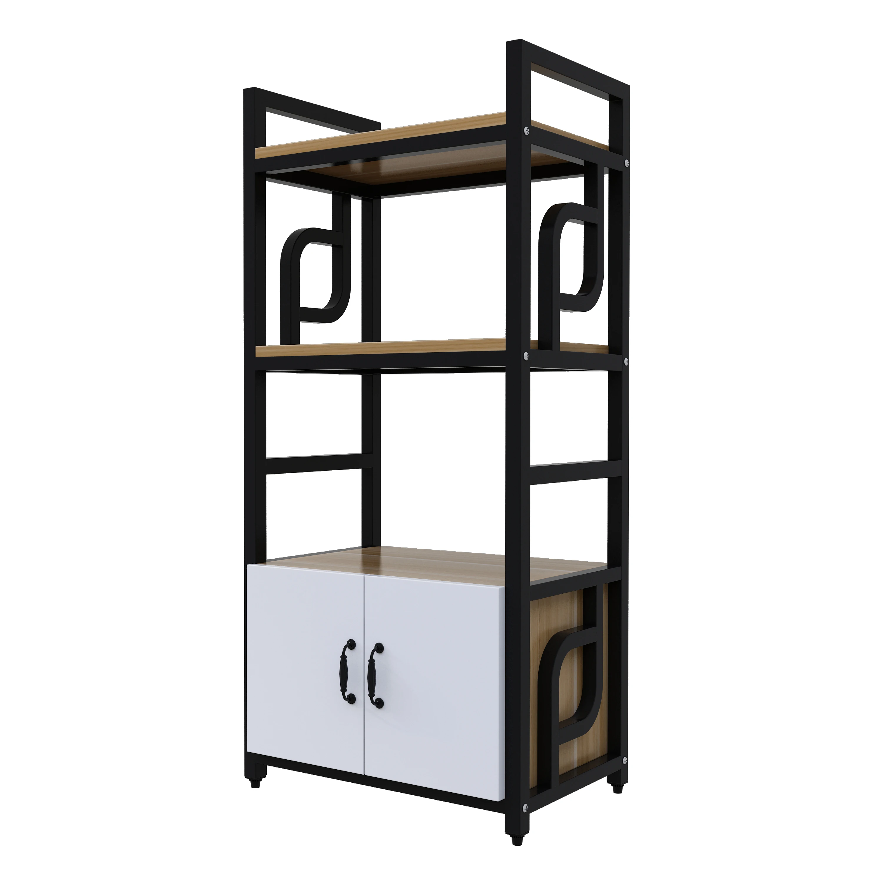 Кухня стеллаж для выставки товаров Печная решётка бытовой хранения шкафчик