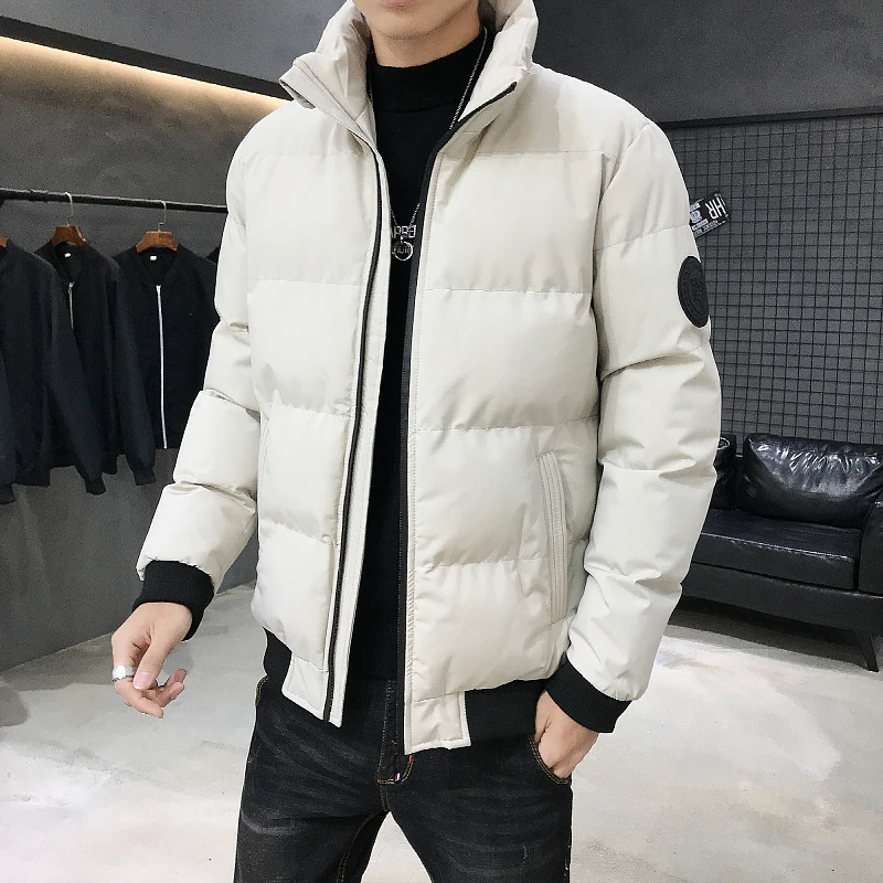 Новинка 2020 Зимний пуховик для мужчин Толстая теплая толстовка на белом утином