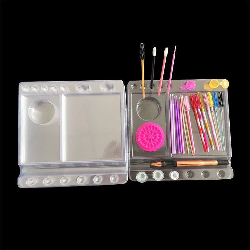 10 шт. лоток для микроблейдинга одноразовая пластиковая пластина перманентного