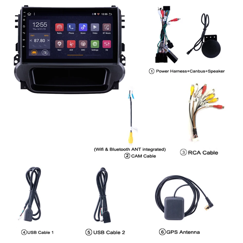 Автомагнитола 2 + 32G для Chevrolet Malibu dvd плеер 2012 2013 2014 2015 Видео Стерео Поддержка SWC WiFi