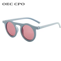 oec cpo classic round sunglasses men women fashion small frame sun glasses female plastic glasses unisex eyewear uv400 o626