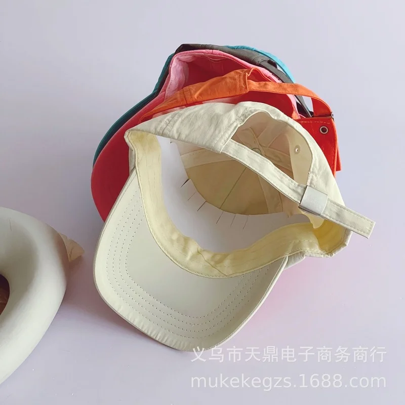 

Children Baseball Cap Summer Boys and Girls Fashion Fluorescent Color Show Hip Hop Caps Toddler Kids Embroidery Casual Hats