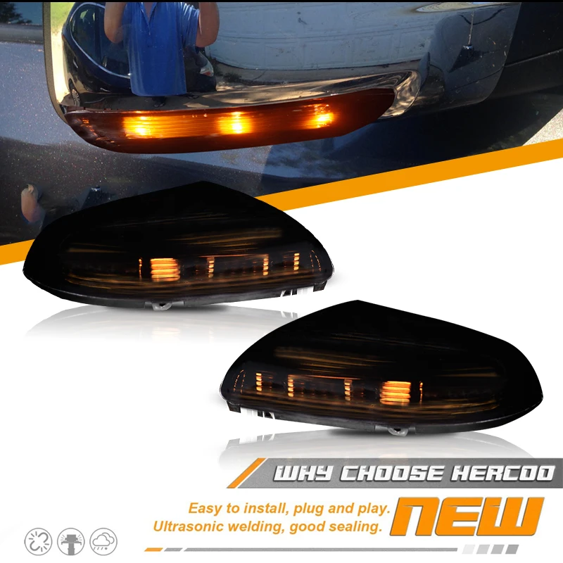 IJDM переключаемые светодиодные габаритные огни для боковых зеркал 09-14 Dodge Ram 1500 2500