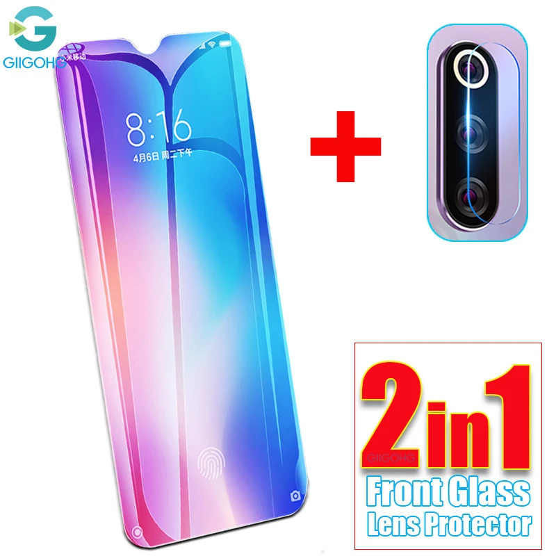 2 в 1 закаленное стекло для объектива камеры XiaoMi Mi 9 9T Pro Lite 10 A3 8 SE Mi9 MiA3 защита экрана