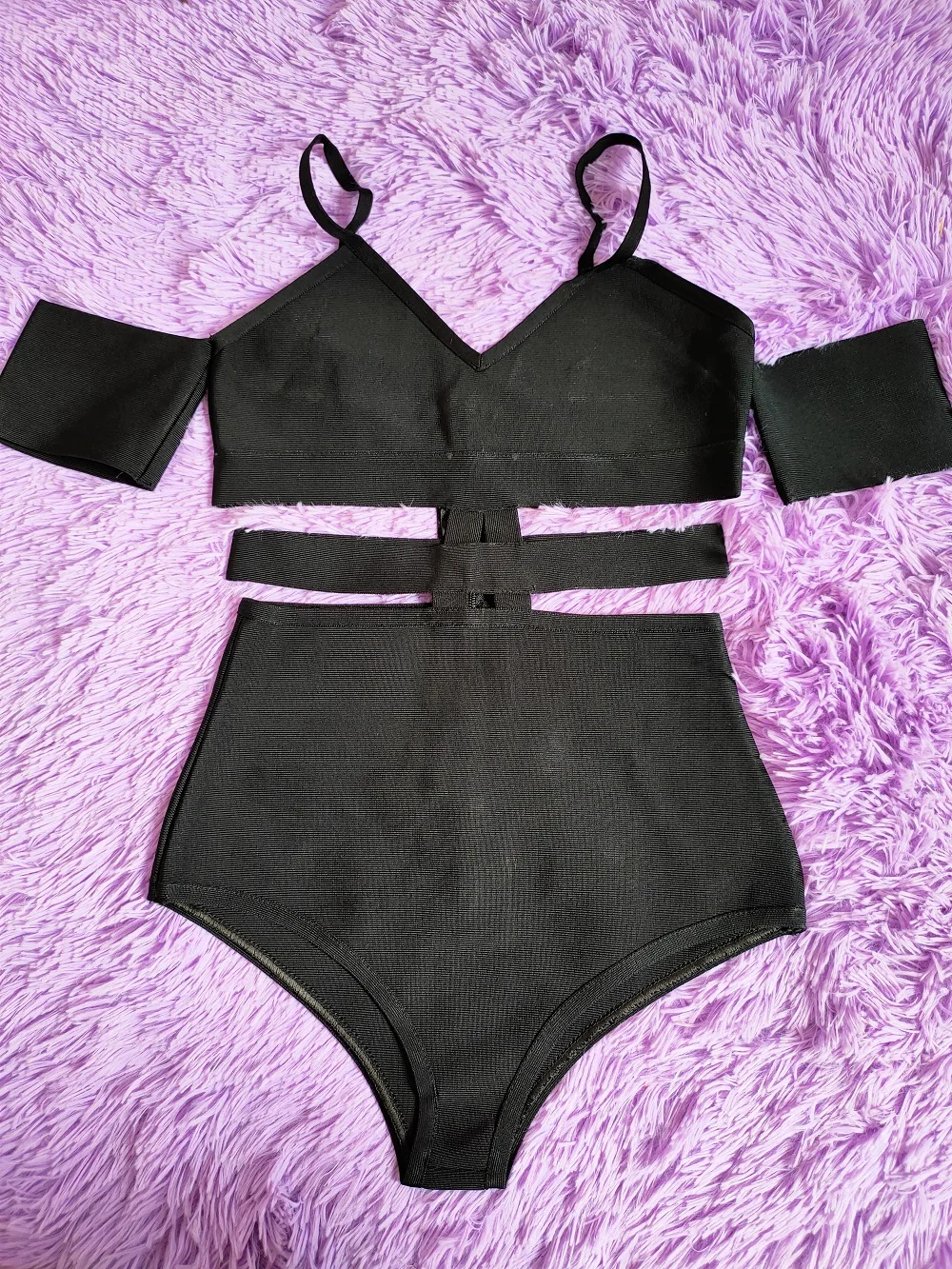 Bikini Bodysuits Bandage Swimwear High Quality Female Summer Spaghetti Strap Tight-fitting Off Shoulder  Dobanmbd Vestidos 2020