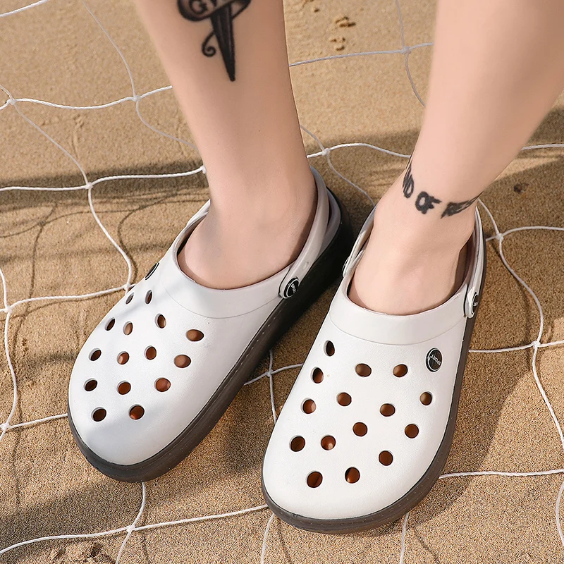 Мужские летние акватуфли Нескользящие дышащие легкие пляжные сандалии для