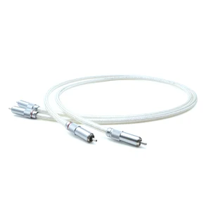 oyaide ftvs 910 5n silver flagship signal line with r1729 rhodim plated rca male plug free global shipping
