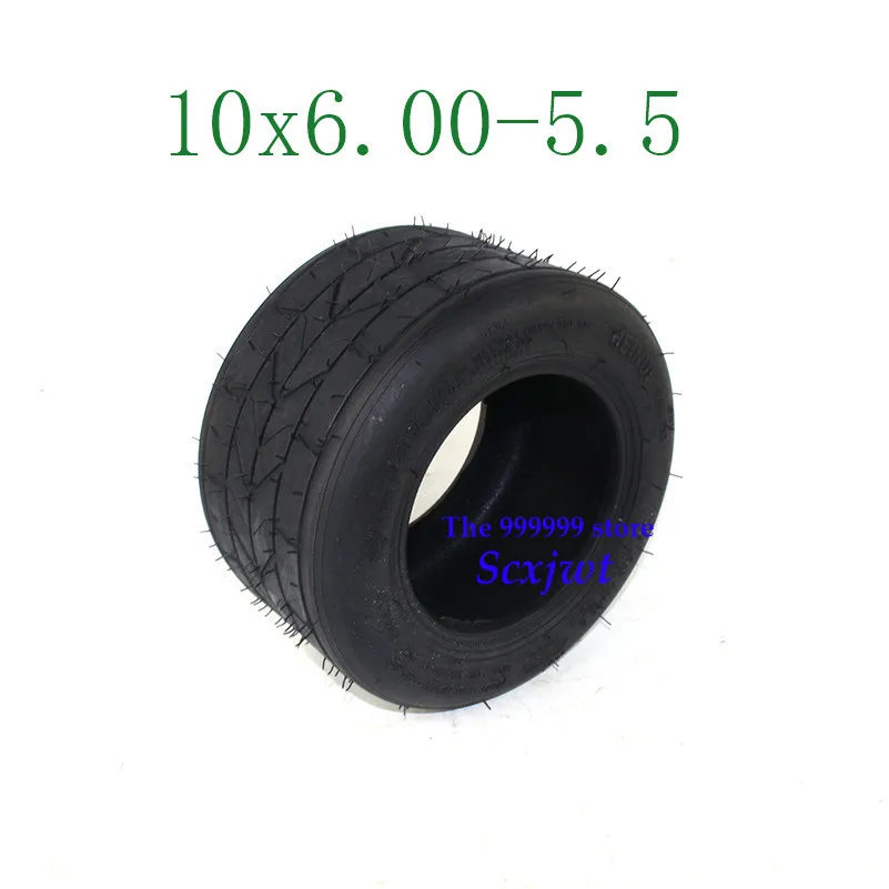 10-дюймовая Расширенная шина 10x6.00-5 5 бескамерная для мотоцикла колеса вакуумных