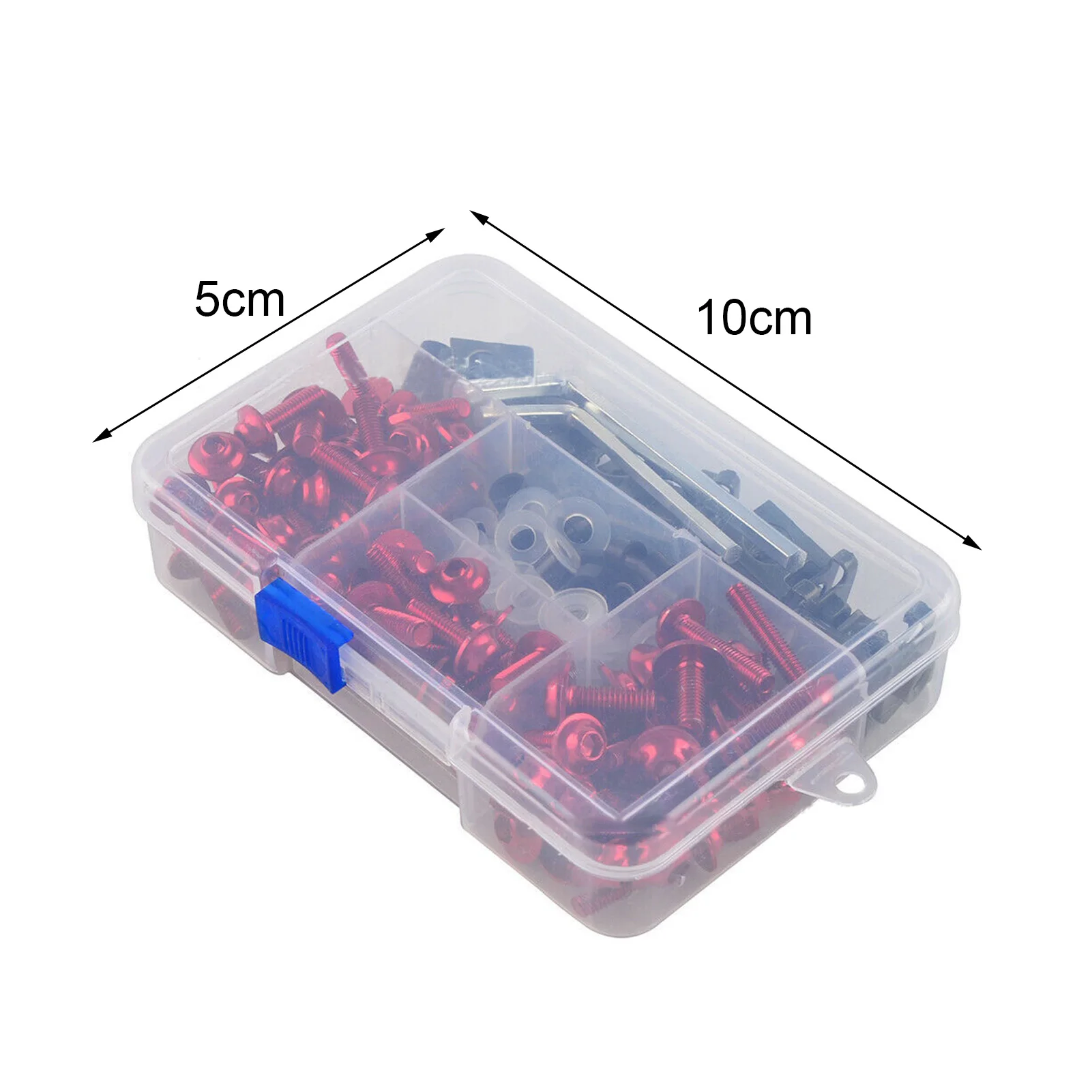 

177Pcs Fairing Screws Universal Motorcycle Refit Accessories Metal Motorcycle Fairing Bolt for Industry Workshop Home Office