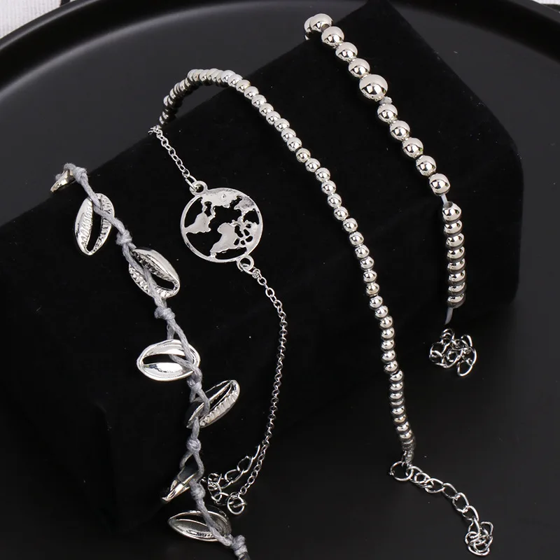 Женская Серебряная цепочка в стиле бохо ручная работа геометрические цепочки