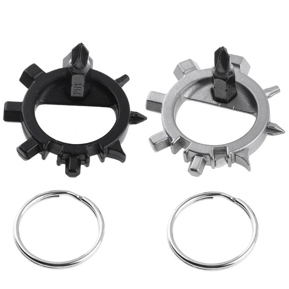 

Многофункциональный гаечный ключ, многофункциональный инструмент 12 в 1, для кемпинга, выживания, езды на велосипеде, открывалка для бутылок,...