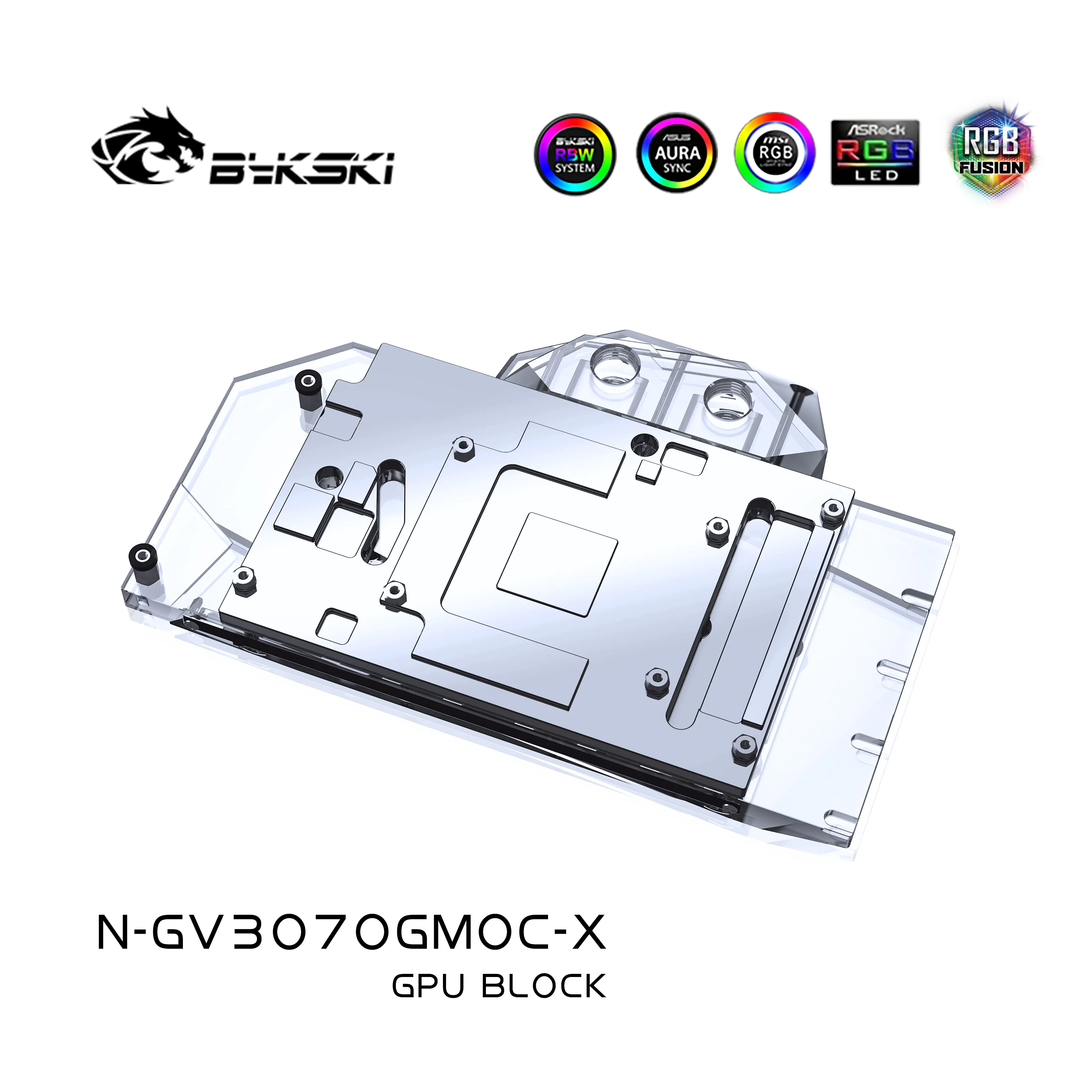 

Bykski PC water cooling Radiator GPU cooler video Graphics Card Water Block for GIGABYTE RTX3070 GAMING VISION E N-GV3070GMOC-X