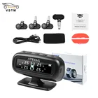 Система контроля давления в шинах, цифровой прибор для контроля давления в шинах с солнечной панелью, TPMS, USB, Psi