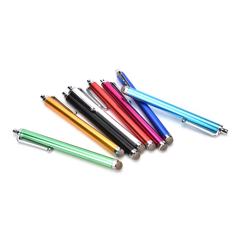 1pc Metal Fibre Stylus Mesh Micro Fiber Tip Touch Screen Stylus Pen For iPhone For Samsung Smart Phone Tablet PC Color Randomly