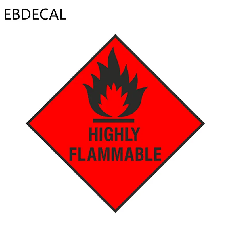 EBdecal автомобильный Стайлинг высоковоспламеняющийся предупреждающий для авто