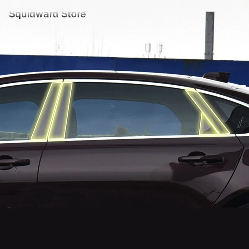 

For Jaguar XFL 2015-2021 Transparent TPU Protective Film Anti-scratch Repair Film Accessories Refit