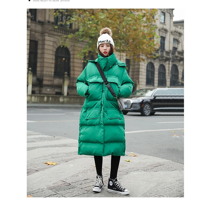 2019 зимнее пальто Для женщин парка куртки с капюшоном и парки в стиле милитари из