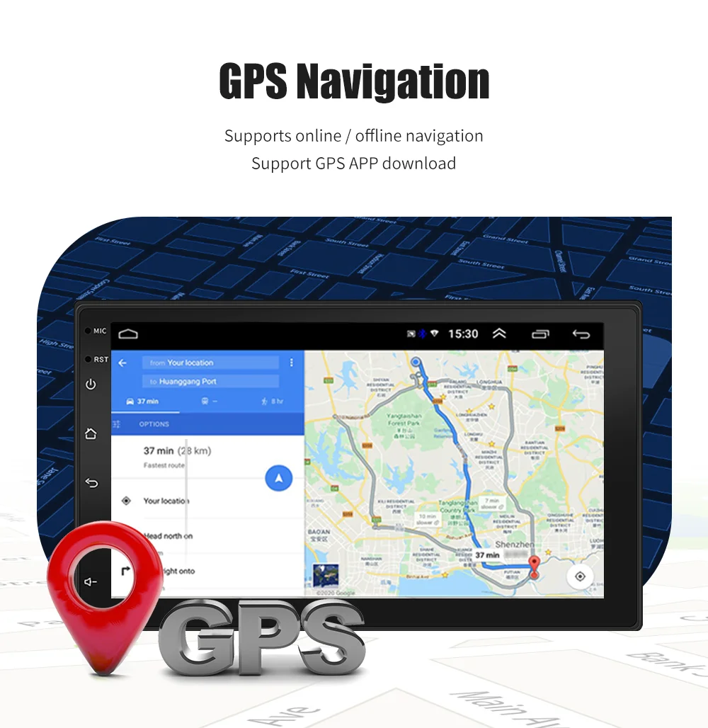 essgoo car radio 2 din android 10 car stereo universal 7 inch autoradio rds multimedia player gps navigation touch screen 2g16g free global shipping