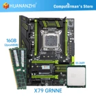 Материнская плата HUANANZHI X79 GREEN, Intel LGA2011 XEON E5 2689, память 2 х8 ГБ DDR3 RECC, поддерживает M.2 NVME NGFF USB3.0 ATX