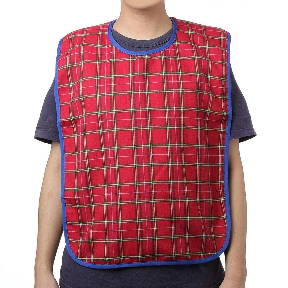 

Large Waterproof Adult Mealtime Bibs Disability Aid Clothes Cook Protector Tool
