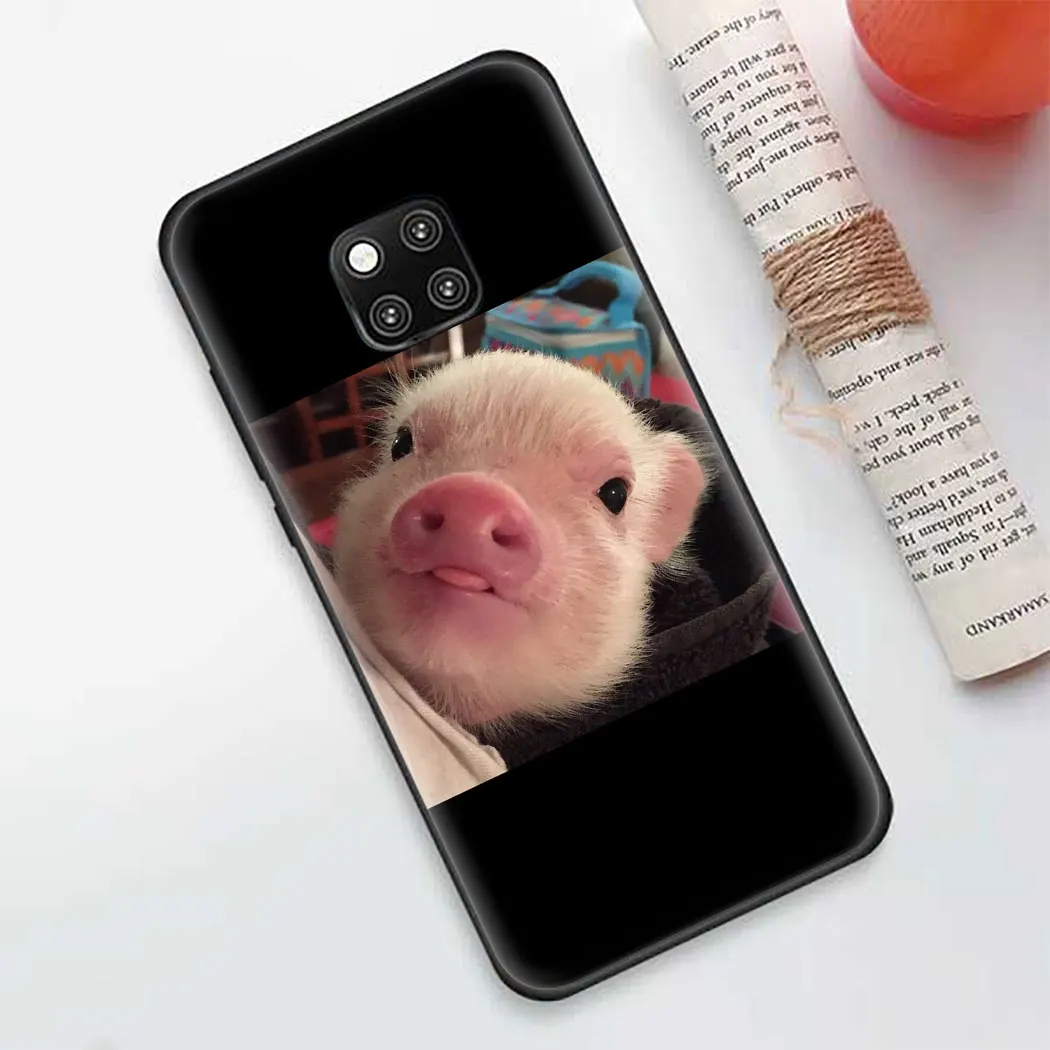 Мягкий силиконовый чехол для Huawei P20 P30 Pro Lite P8 P9 P10 Mini P Smart Z Plus 2019 pig | Мобильные