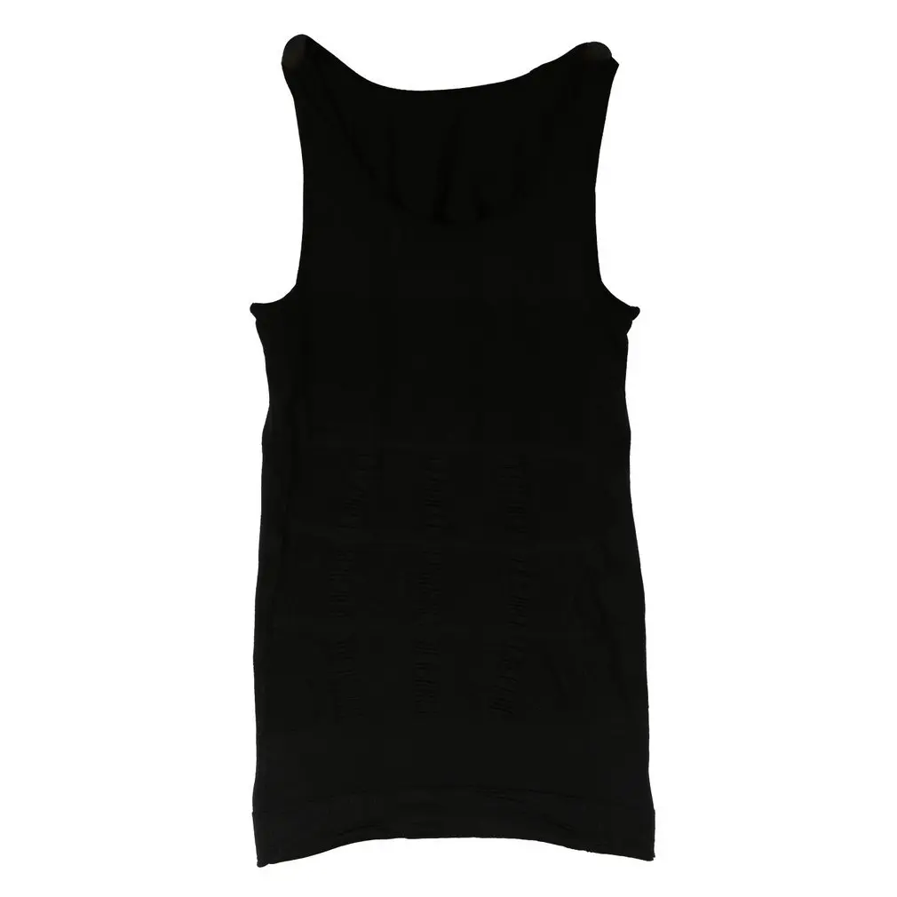 Мужской корсет для похудения корректор живота жилет талии рубашка черная/белая