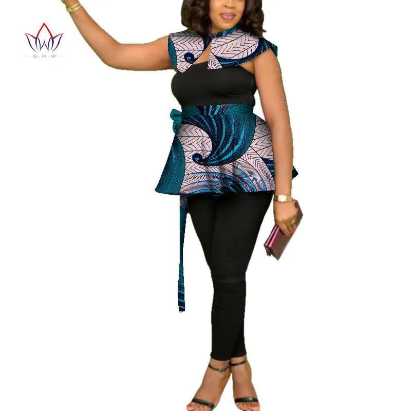 

Африканский накладной воротник, женские юбки, Африканское ожерелье и трапециевидная юбка с высокой талией, асимметричная женская одежда ...