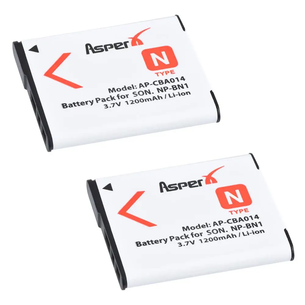 

2Pc 1200mAh NP-BN1 NP BN1 NPBN1 Battery Bateria For Sony DSC TX9 T99 WX5 TX7 TX5 W390 W380 W350 W320 W360 QX100 W370 W730 W150