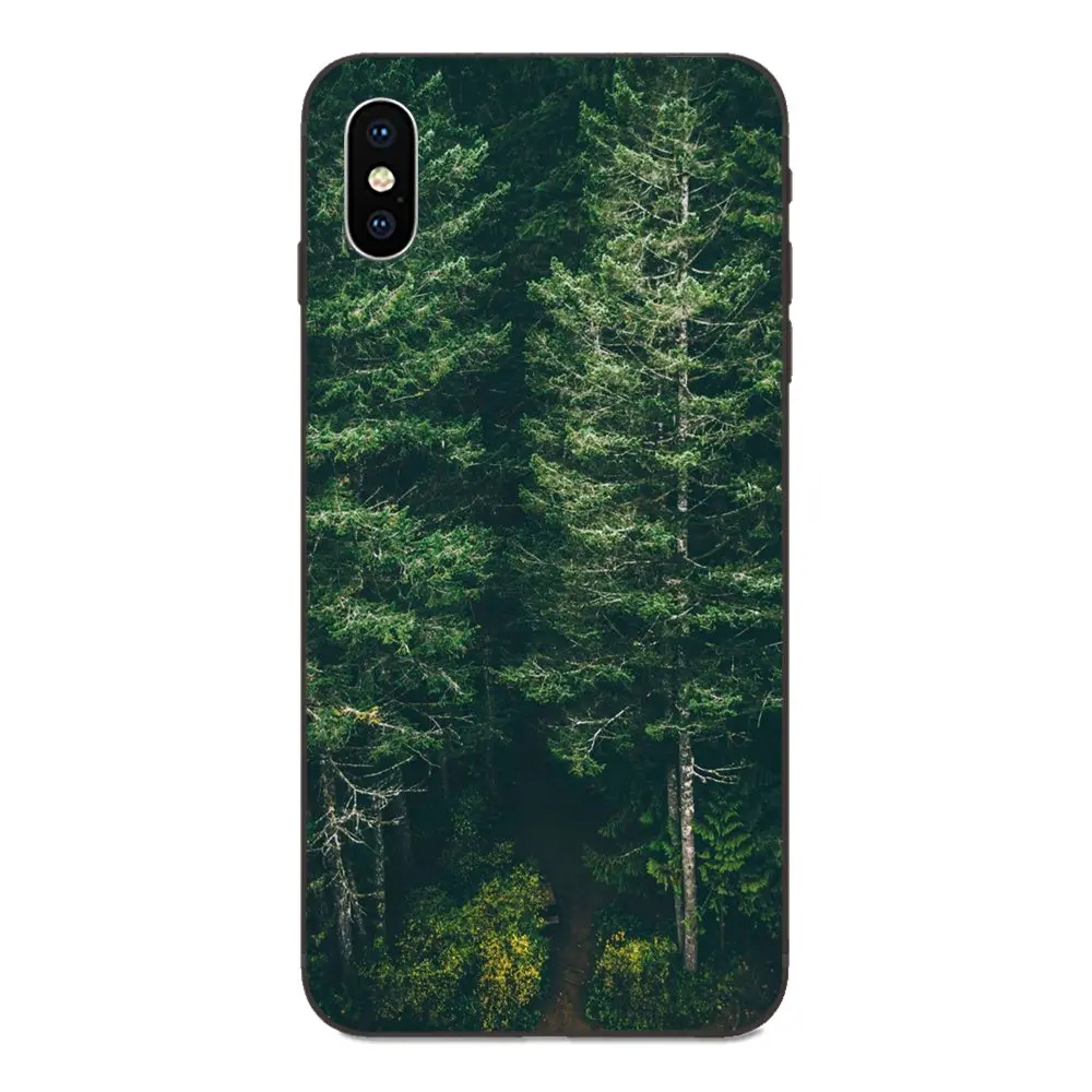 Для Xiaomi Redmi Note 3 3S 4 4A 4X5 5A 6 6A 7 7A K20 Plus Pro S2 Y2 Y3 TPU Cool Best Art простой зеленый лес дорога