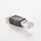 Сетевой кабель LAN для ноутбука, преобразователь Ethernet, штекер, USB-порт с прозрачной головкой для ПК, разъем адаптера RJ45