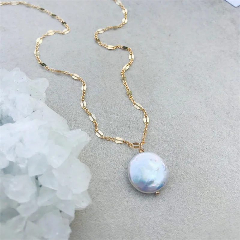 Новинка 2020 элегантная винтажная цепочка золотого цвета колье женское жемчужное