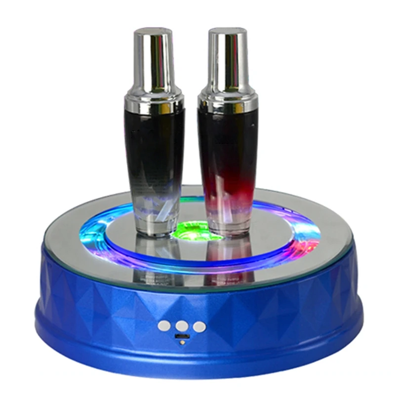 

Электрический поворотный стол Y1UU, демонстрационная стойка, светильник свет, вращение на 360 °, настольные часы, ювелирные изделия