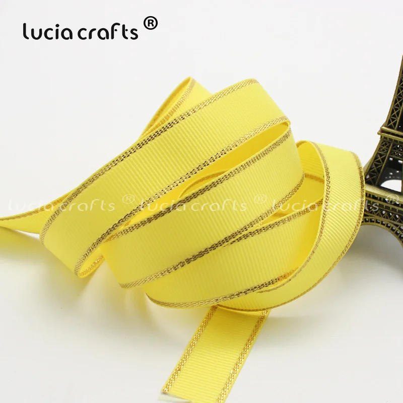 Lucia crafts 6/10/15/25 мм твердая цветная корсажная лента поделки своими руками шитьё вручную Материал вечерние Свадебные украшения T0401