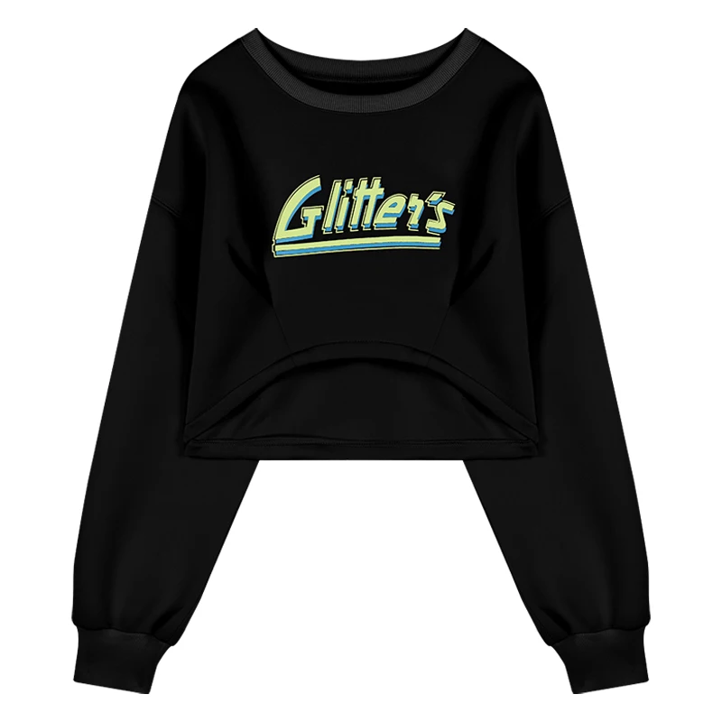 Пуловер Harajpoo женский с принтом букв короткий Свитшот Ins Женская осенне-зимняя