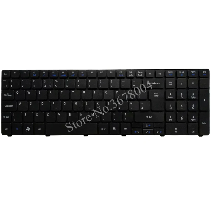 Клавиатура с английской раскладкой для ноутбука Acer aspire 5410 5252 7740G 7750 7741G 7741Z 7745G 8942