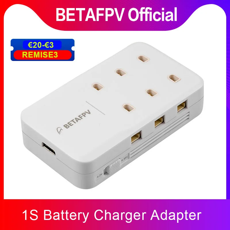 BETAFPV 6 портов 1S зарядное устройство адаптер для FPV гоночного дрона аксессуары