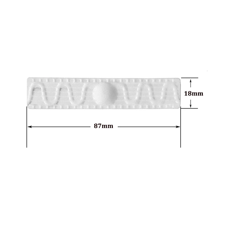 High Temperature EPC C1 G2 860-960MHz Washable Woven Fabric Textile RFID UHF Laundry Label Tag U Code Chips For Apparel Tracking |