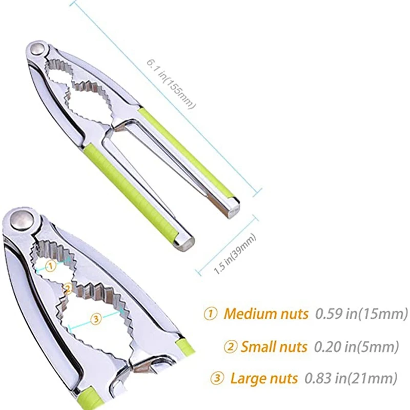 Zinc Alloy Walnut Clip Peeling Tool Household Dried Fruit Nut Clamp Chestnut Shell Breaker |
