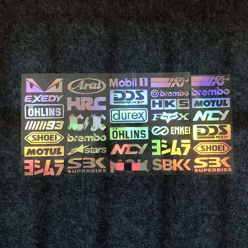 1Pcs Refit Reflective Stickers Motorcycle Side Strip Bike Helmet Sticker Car Styling Decals for YAMAHA Honda Suzuki KTM Kawasaki |