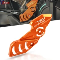 orangeblack motorcycle heel protective cover guard for 790 adventure 2019790 adventure rs 790adv brake cylinder guard set