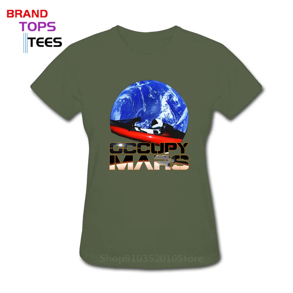 Футболка с изображением заказа Марса стремана футболка арбуза мусса Тесла