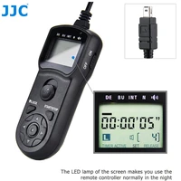 jjc mc dc2 intervalometer timer remote control for nikon z6ii z7ii z7 z6 z5 d750 d780 p1000 d7500 d7200 d5600 d5500 d5300 d5200